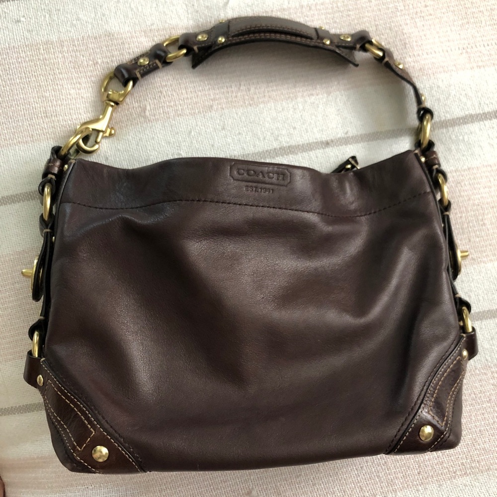 Leather Coach Bag